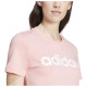 Adidas Γυναικεία κοντομάνικη μπλούζα Essentials Linear Slim Logo Tee